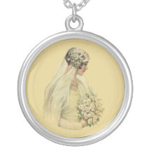 VintageVictorianbruden profilerar in det brud- por Personliga Halsband