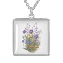 Vintagevildblommahalsband