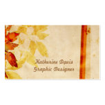 Vintagevisitkort med blommor
