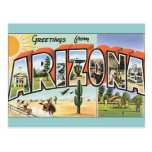 Vintagevykort Arizona