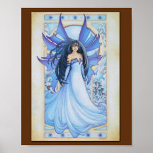 Vinterfe - storm av is 8x 10 print