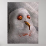 Vintern - snögubbe - vad är dig tittar affisch