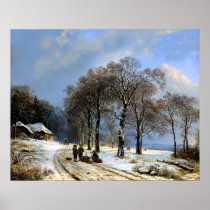 Vintersnowplats Print