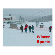 Vintersportar, Haute Jura Vykort