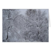 Vinterunderland Hälsningskort