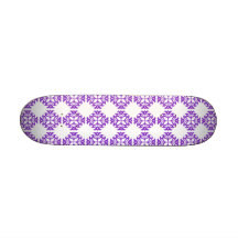 Violet för tryck för mönster för vintagestilklassi skateboard