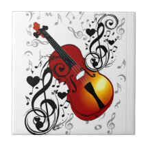 Violinisten vaggar House_en Keramiska Plattor