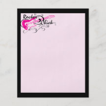 Vippachickgitarr Flygblad Designs