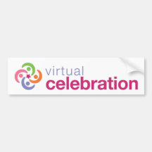 Virtuell firandelogotyp bildekal