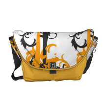 Virvlar runt messenger bag