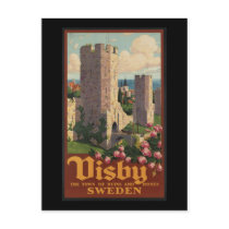 Visby Sverige Vykort