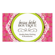Visitkort för anpassadebabyBoutique