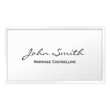 Visitkort för rådgivning för klassikervitgiftermål