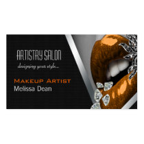 Visitkort för salong för Makeupkonstnär