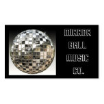 Visitkort för spegelbollmusik