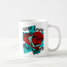 Visste aldrig kärleknågot liknande detta för med s kaffe koppar