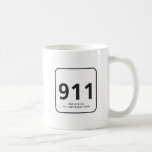 VIT 911 KAFFE MUGGAR
