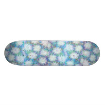 Vit blommar skateboarden