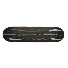 VIT FÖR TASSELS FÖR STUDENTEN GRAD02 GRÅNAR SVART  SKATE BOARD DECK