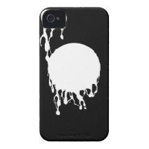 Vit målar den genomblöta iphone case iPhone 4 Case-Mate case