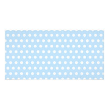 Vit- och blåttpolkaen pricker mönster. Spotty. Hälsningskort Med Foto