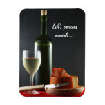 Vit- och pepparost rektangel magneter