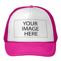 Vit och shock rosa trucker kepsar