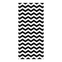 Vit- och svartsicksack anpassningsbara rackkort