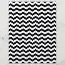 Vit- och svartsicksack custom flyer