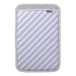 Vit och tänder - purpurfärgade Stripes. Sleeves För MacBook Air