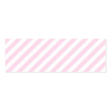 Vit och tänder - rosa Stripes. Visitkort Mall