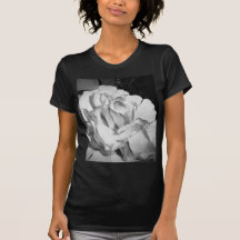 Vit ros t-shirts