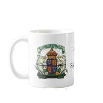 Vitgalten rånar kaffe mugg