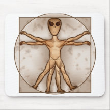 Vitruvian främling musmattor