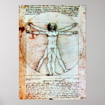 VITRUVIAN-MANEN AFFISCHER