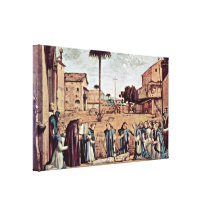 Vittore Carpaccio - begravning av St Jerome Kanvasduk Med Gallerikvalitet