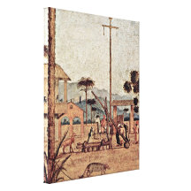 Vittore Carpaccio - begravningen av St Jerome spec Kanvasduk Med Gallerikvalitet