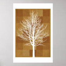 Vitträd Print