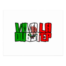 Viva La Dubstep Camisetas Vykort