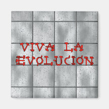 Viva La Evolucion Kylskåps Magneter