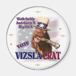 Vizsla älskaregåvor kylskåpmagneter