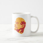 Vladimir Lenin cccpporträtt Kaffe Muggar