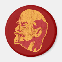 Vladimir Lenin cccpporträtt Kylskåps Magneter
