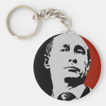 Vladimir Putin på rött Nyckelring
