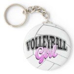 Volleybollflicka Keychain