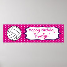 Volleybollfödelsedagaffisch
