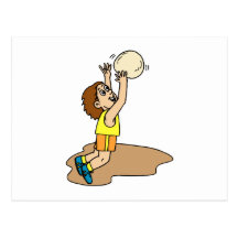 Volleybollpojkeroligt Vykort
