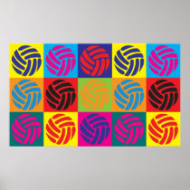 Volleybollpopkonst Print