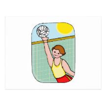 Volleybollunge Vykort