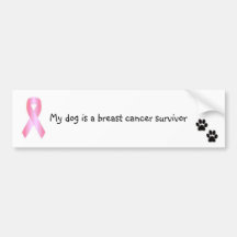 Vovvebröstcancer överlevande bildekaler